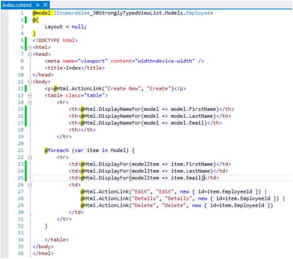 html code